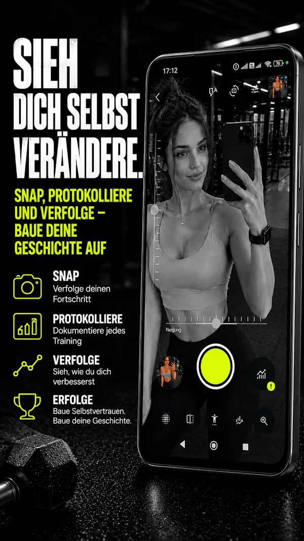 Fitness Camera bei Google Play — Screenshot 1 von 3
