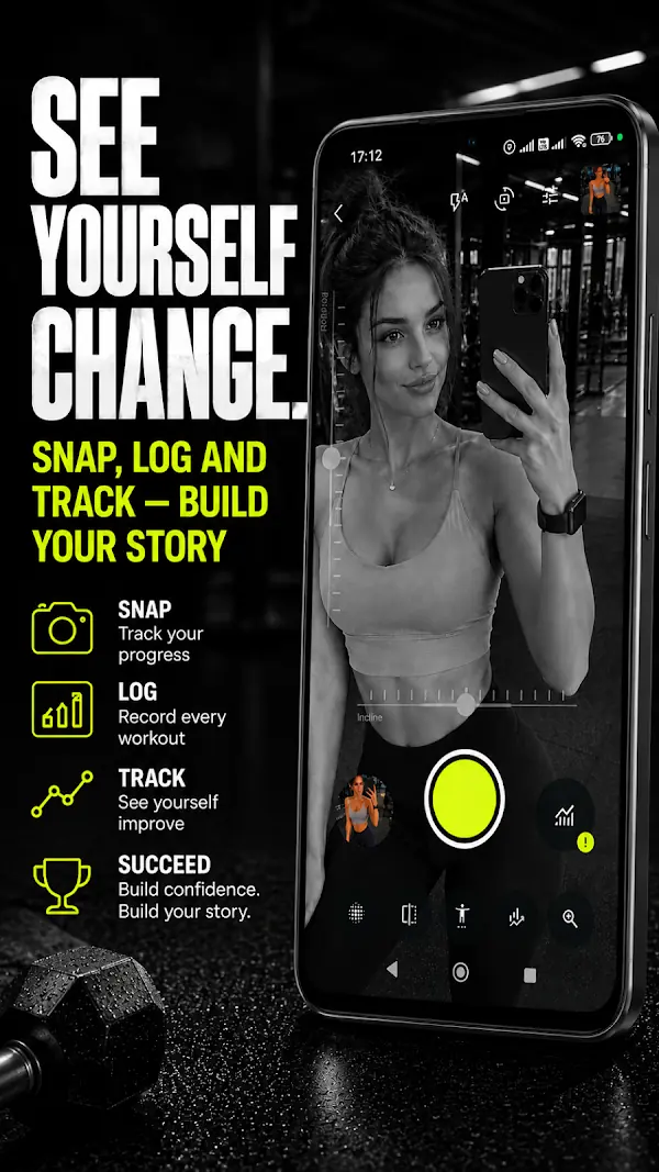 Fitness Camera en Google Play — captura 1 de 3