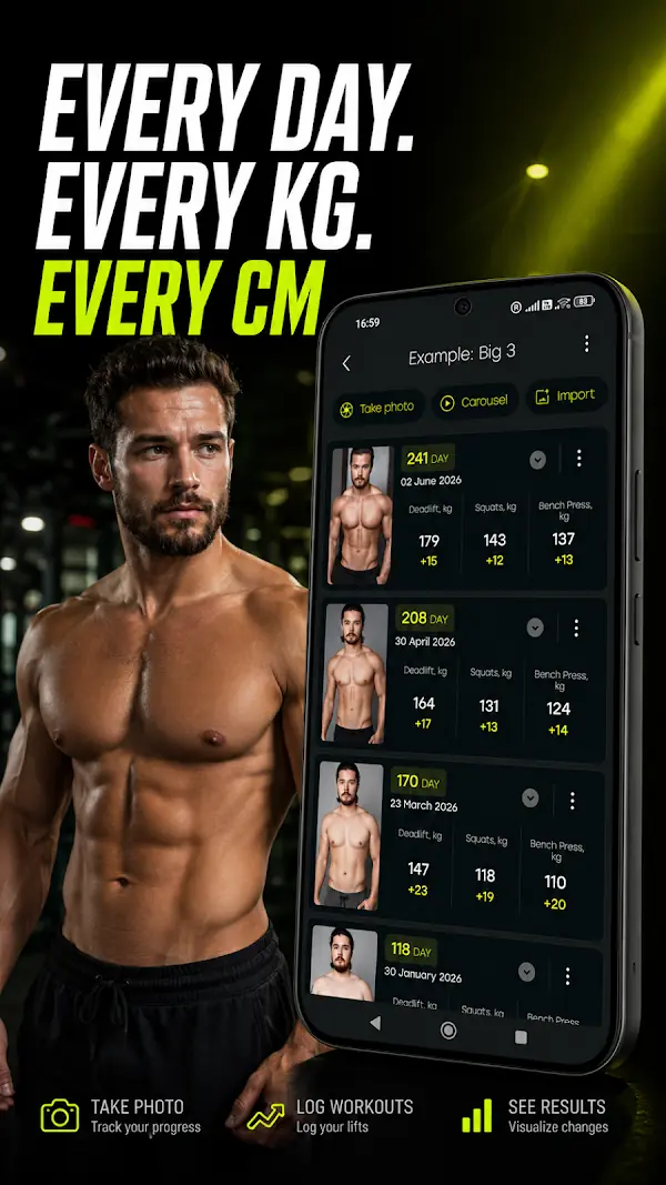 Fitness Camera en Google Play — captura 2 de 3