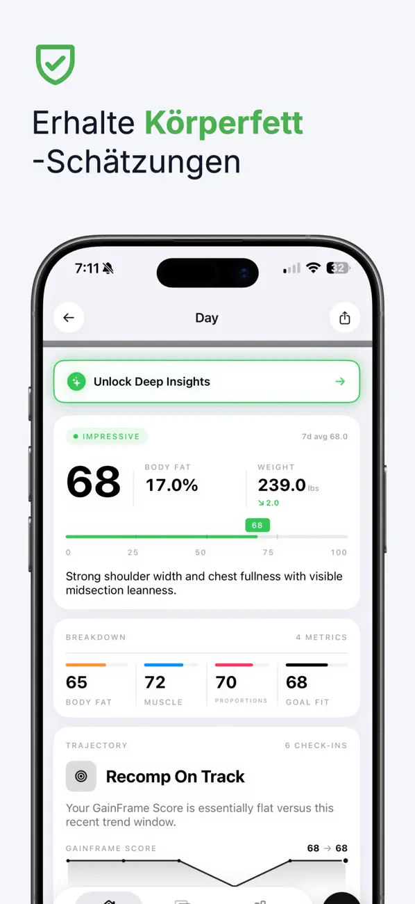 GainFrame im App Store — Screenshot 1 von 3