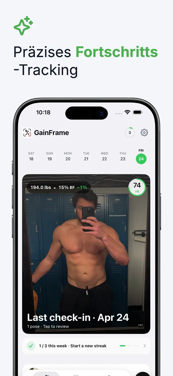 GainFrame im App Store — Screenshot 3 von 3