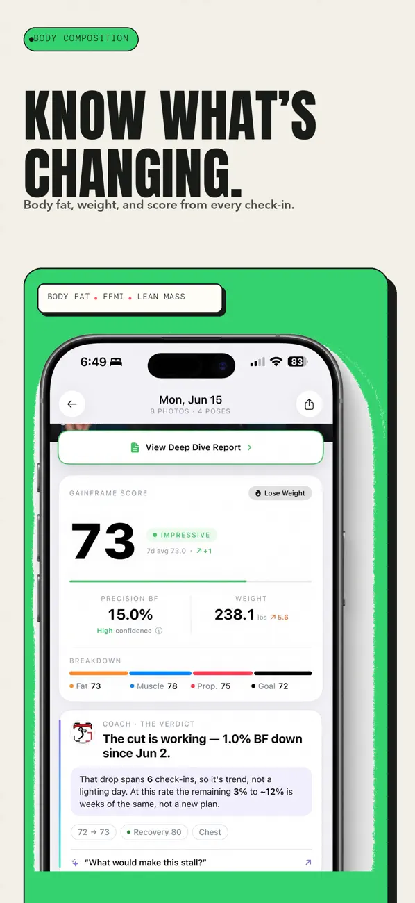 GainFrame on the App Store — screenshot 2 of 3