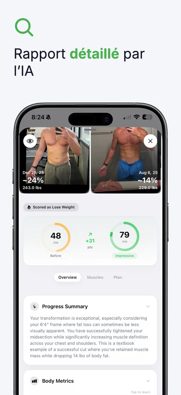 GainFrame sur l'App Store — capture 2 sur 3